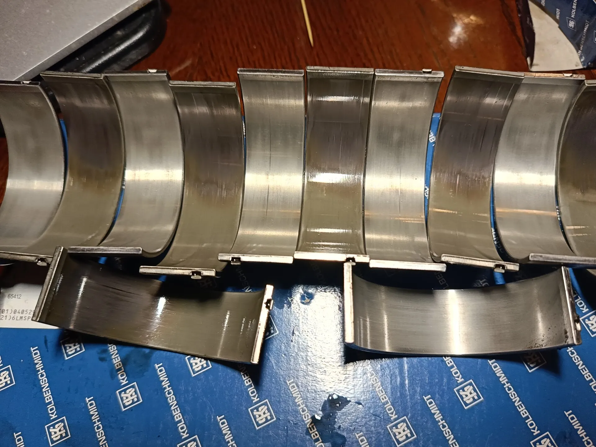 замена вкладышей двигателя OM906LA/OM904LA