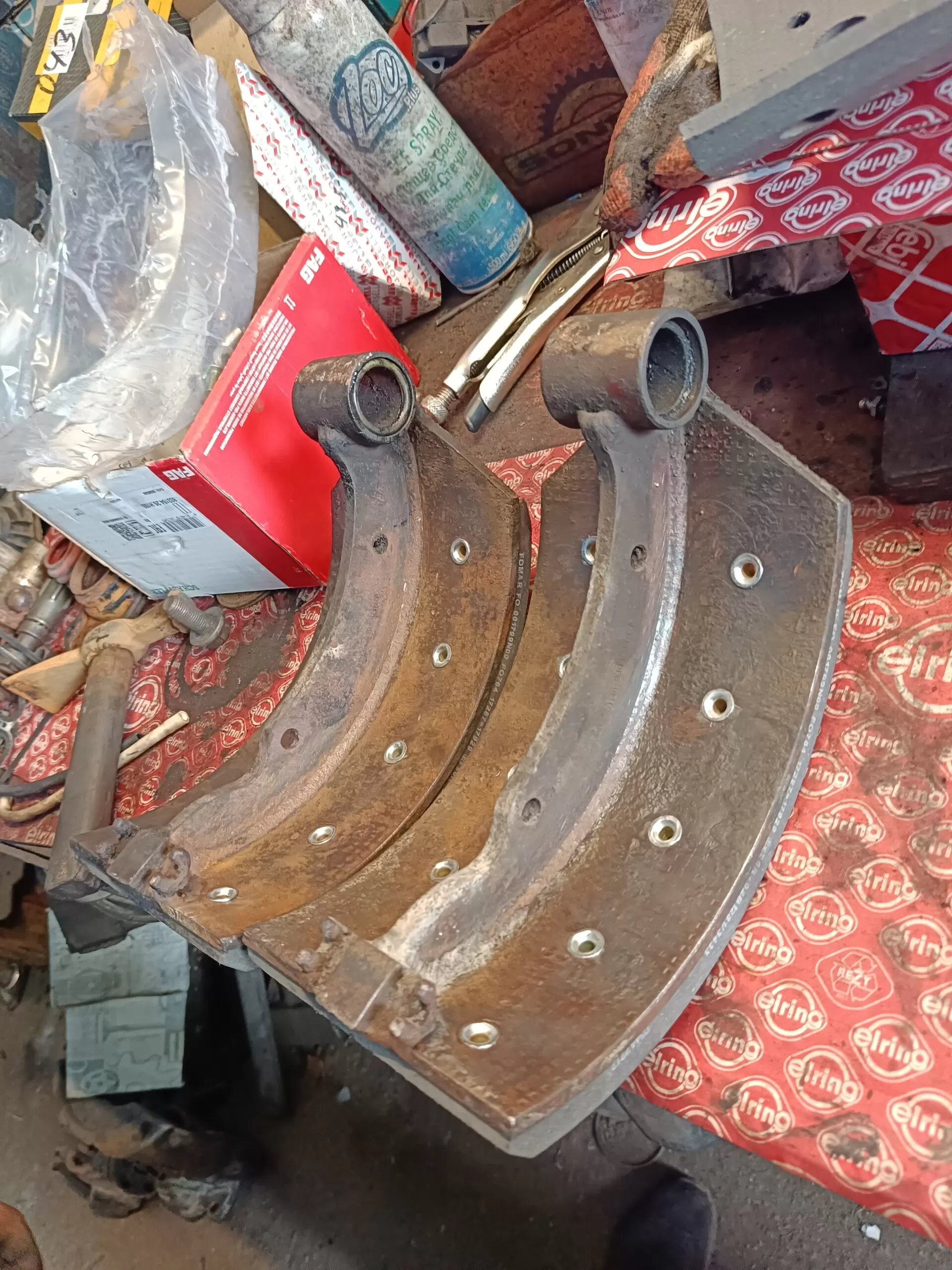 колодка тормозная 135 мм Мерседес-Бенц 817